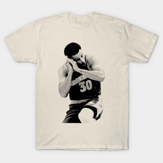 basketball // stephen curry // faded T-Shirt by framehead